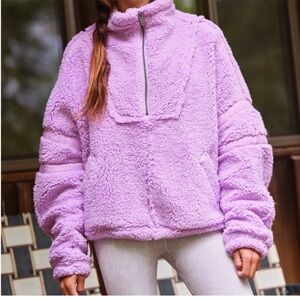 FP Movement by Free People Purple Fleece Pullover